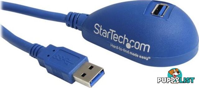 StarTech USB3SEXT5DSK 5 ft Desktop USB 3.0 Extension Cable - StarTech - 065030842785 - USB3SEXT5DSK