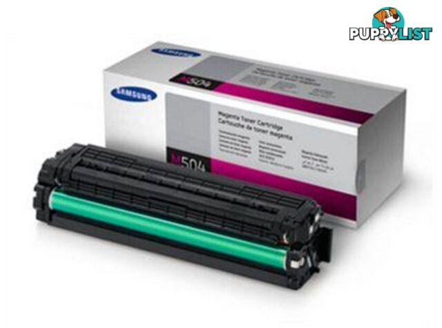 Samsung CLT-M504S Magenta Toner Cartridge 2500 Pages - Samsung - 8806085051010 - CLT-M504S