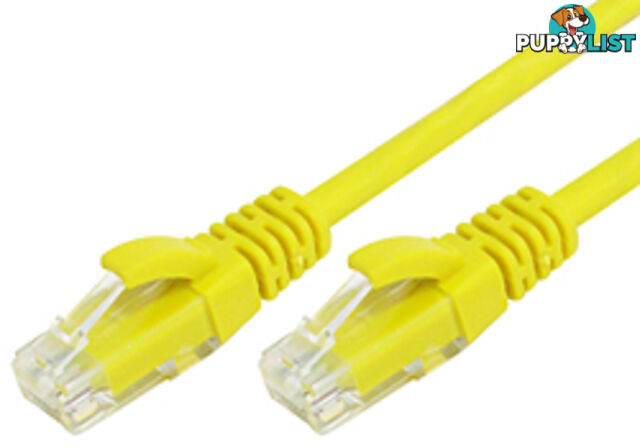 Comsol UTP-05-6B-YEL 5M RJ45 Cat 6 Patch Cable - Yellow - Comsol - 9332902009432 - UTP-05-6B-YEL