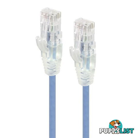 Alogic C6S-05BLUR 5m Blue Ultra Slim Cat6 Network Cable - Series Alpha - Alogic - 9350784012777 - C6S-05BLUR