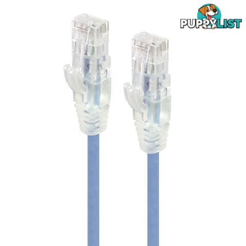 Alogic C6S-02BLUR 2m Blue Ultra Slim Cat6 Network Cable - Series Alpha - Alogic - 9350784012753 - C6S-02BLUR