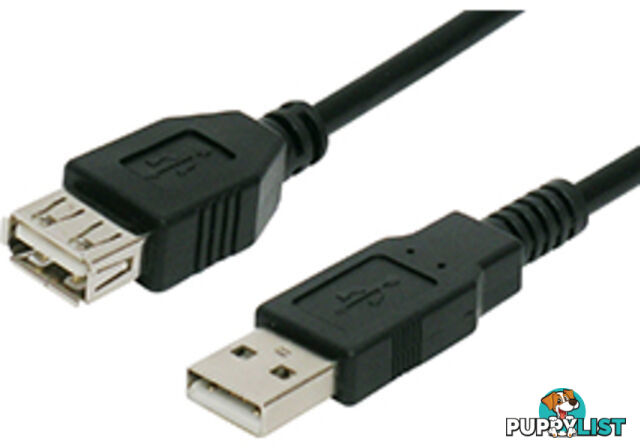 Comsol USB2-AA-03 3M USB 2.0 cable type A male-A female - 480Mbps - Comsol - 9332902002419 - USB2-AA-03