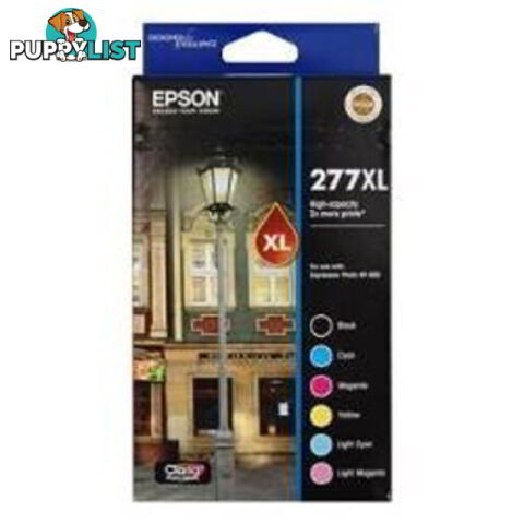 Epson 277XL 6 Pack HY Ink Value Pack C13T278892 - Epson - 9314020612725 - C13T278892