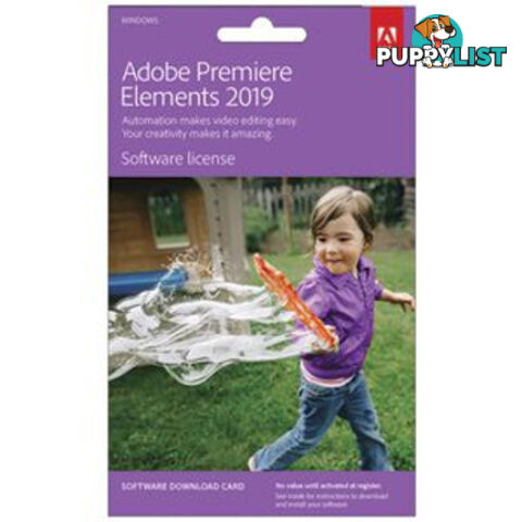 Adobe Premiere Elements 19 Retail 65292573 - Adobe - 9337694049093 - 65292573