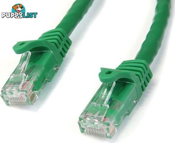 StarTech N6PATC1MGN 1m Green Snagless UTP Cat6 Patch Cable - StarTech - 065030856263 - N6PATC1MGN