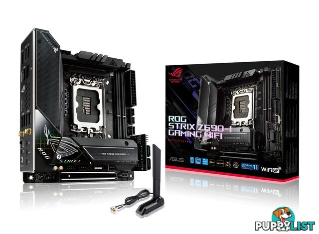 ASUS ROG STRIX Z690-I GAMING WIFI INTEL Z690 M-ITX Motherboard - ASUS - 4711081460978 - ROG STRIX Z690-I GAMING WIFI