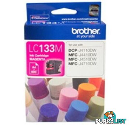 Brother LC133M Magenta INK Cartridge LC-133M - Brother - 4977766715393 - LC-133M