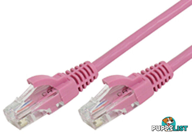 Comsol UTP-.5-6B-PNK 50cm RJ45 Cat 6 Patch Cable - Pink - Comsol - 9332902002778 - UTP-.5-6B-PNK