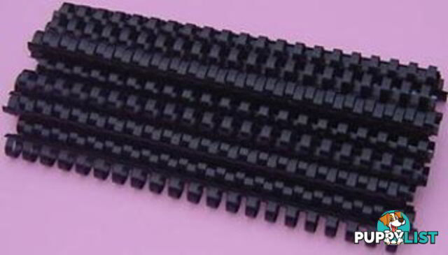 Plastic Binding Coil 21 Loop 51mm Pack of 50- Black 4028187 - Generic - 4028187