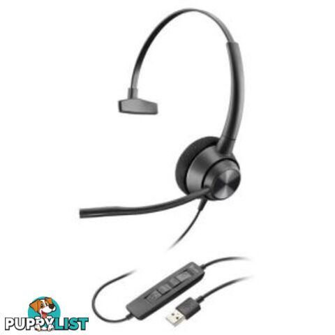 Plantronics 214568-01 Encore Pro EP310 Monaural USB-A Corded Headset with in-line Control - Plantronics - 0017229169029 - 214568-01