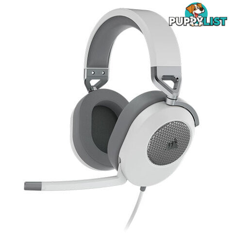 Corsair CA-9011271-AP HS65 SURROUND Wired Gaming Headset White - Corsair - 840006643807 - CA-9011271-AP