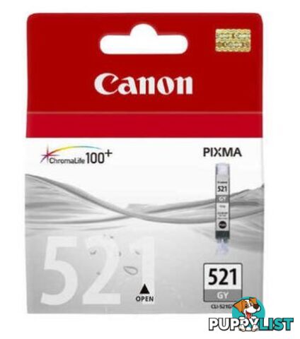 Canon CLI521GY CLI-521 Grey for IP3600/4600 Mp620/630/980 - Canon - 4960999577555 - CLI521GY