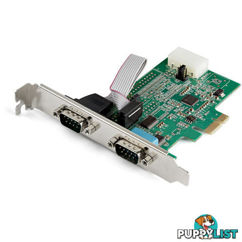 Startech PEX2S953 PCI-E - RS232 Serial Card - Asix AX99100 - StarTech - 0065030888332 - PEX2S953