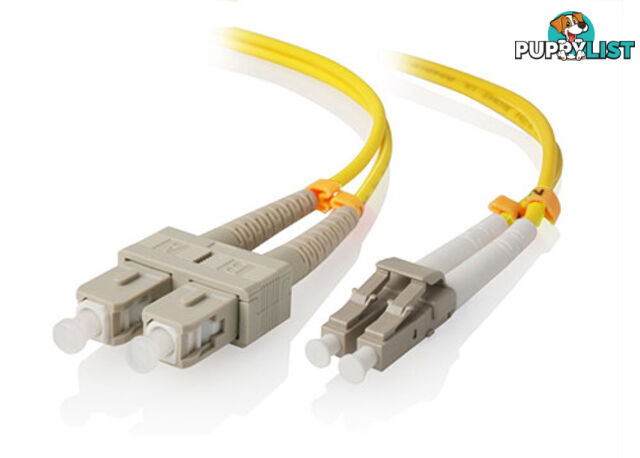 Alogic LCSC-03-OS2 3m LC-SC Single Mode Duplex LSZH Fibre Cable 09/125 OS2 - Alogic - 9350784006486 - LCSC-03-OS2