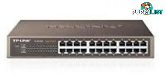 TP-LINK TL-SG1024D 10/100/1000Mbps 24-Port Gigabit Rackmount Switch - TP-Link - 845973020620 - TL-SG1024D