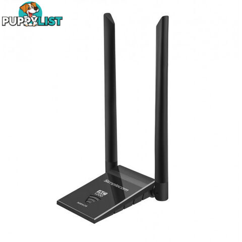 Simplecom NW628 AC1200 Wifi Dual Band USB3.0 Adapter with 2x5dBi High Gain Antennas - Simplecom - 9350414001812 - NW628