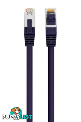 Comsol SSTP-.5-C8-PUR 50cm 40GbE Cat 8 S/FTP Shielded Patch Cable LSZH - Purple - Comsol - 9332902023223 - SSTP-.5-C8-PUR