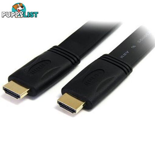 Alogic HDMI-01-MM-V4F 1m FLAT High Speed HDMI with Ethernet Cable M to M - Alogic - 9319866095350 - HDMI-01-MM-V4F