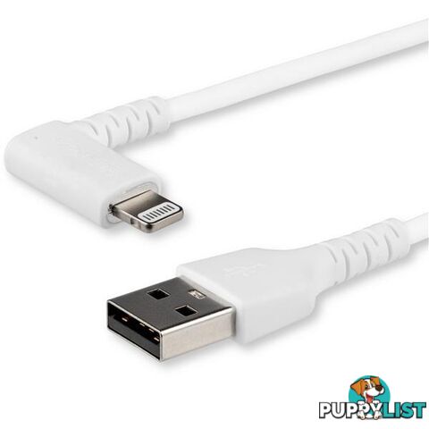 Startech RUSBLTMM2MWR Cable White Angled Lightning to USB 2m - StarTech - 065030880954 - RUSBLTMM2MWR