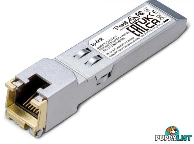 TP-Link TL-SM5310-T 10G BASE-T RJ45 SFP+ Module - TP-Link - 4897098681084 - TL-SM5310-T