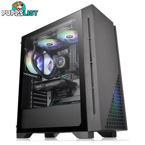 Thermaltake CA-1R8-00M1WN-00 H330 Tempered Glass Mid-Tower Case - Thermaltake - 841163076460 - CA-1R8-00M1WN-00