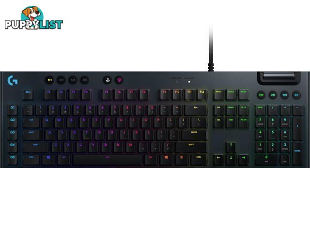 Logitech 920-009222 815 Lightspeed Wired RGB Mechanical Gaming Keyboard Tactile - Logitech - 097855149077 - 920-009222