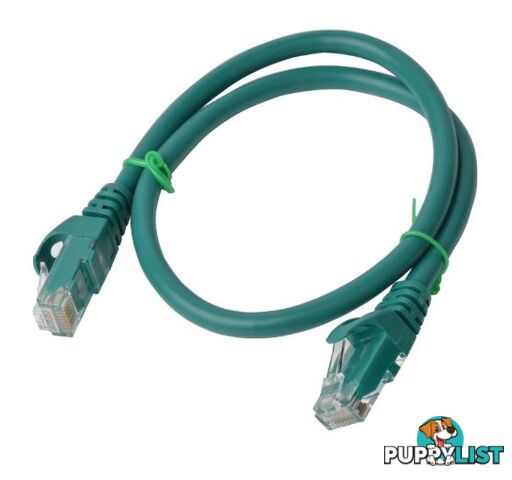 8ware PL6A-0.25GRN Cat6a UTP Ethernet Cable, Snagless Green 0.25m - 8ware - 9341756016244 - PL6A-0.25GRN