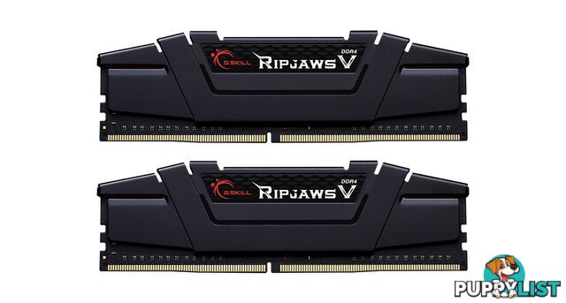 G.Skill F4-3600C16D-16GVK Ripjaws V 16GB (2x8GB) DDR4 3600Mhz CL16-16-16-36 1.35V Desktop Memory Kit - G.Skill - 4719692008732 - F4-3600C16D-16GVK