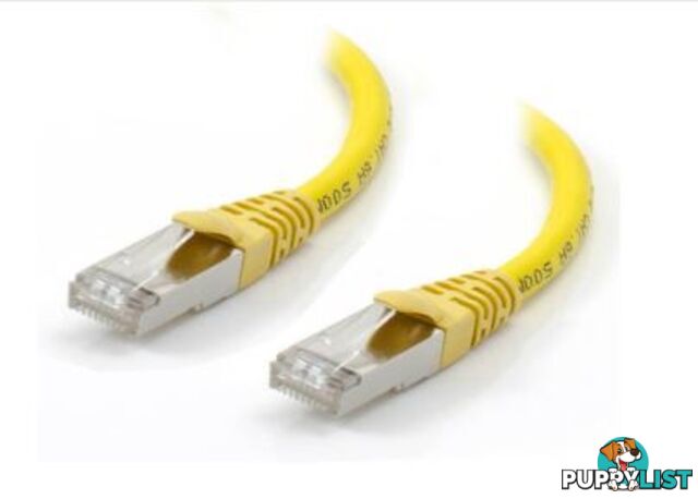 Alogic C6A-0.3-Yellow-SH 0.3m Yellow 10G Shielded CAT6A LSZH Network Cable - Alogic - 9350784010933 - C6A-0.3-Yellow-SH