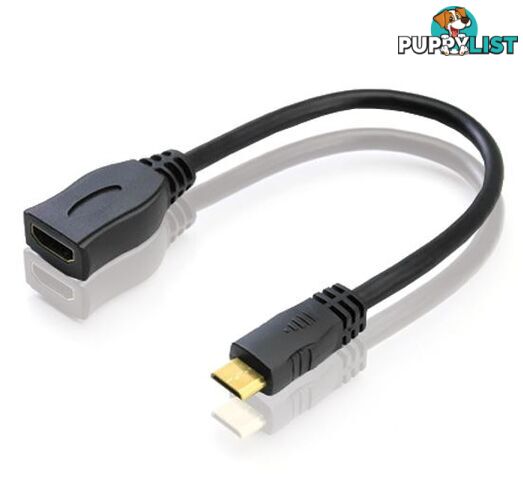 Alogic 15cm Mini HDMI(M) to HDMI (F) HDMI-MINI-ADPCL - Alogic - 9350784001320 - HDMI-MINI-ADPCL