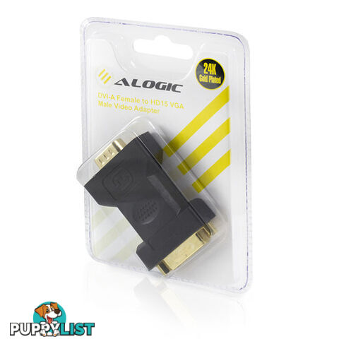 Alogic VGA-DVI-MF Premium VGA (M) to DVI (F) Apapter Male to Female - Alogic - 9350784002891 - VGA-DVI-MF