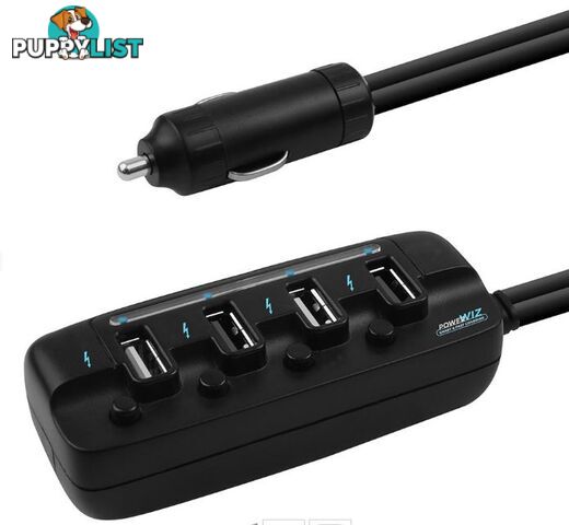 mbeat 4 Port USB Rapid Car Charger MB-USBC480 - mBeat - 9346396001384 - MB-USBC480