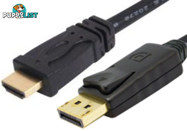 Comsol DP-HDMI-MM-03 3M DisplayPort Male to HDMI Male Cable - Comsol - 9332902004703 - DP-HDMI-MM-03