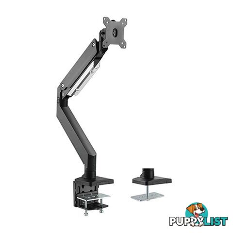 Brateck LDT23-C012 Single Monitor Heavy-Duty Gas Spring Aluminum Monitor Arm Fit Most 17'-35' - Brateck - 6956745162098 - LDT23-C012