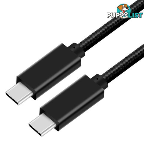 Astrotek AT-CMCM-2 USB C cable Male to Male 3.1v Gen. 2 support 10G Nickle plating with Nylon sleeve - Astrotek - 9320655201920 - AT-CMCM-2