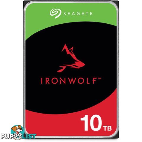 Seagate ST10000VN000 10TB SATA III 3.5" Internal NAS HDD - Seagate - 763649141946 - ST10000VN000