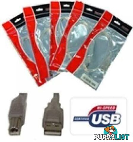 USB2.0 A-B 1.8M Printer Cable UC-2002AB - Generic - 9341756008881 - UC-2002AB