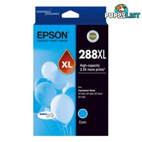 Epson C13T306292 288xL HY Cyan Ink Cartridge - Epson - 9314020619175 - C13T306292