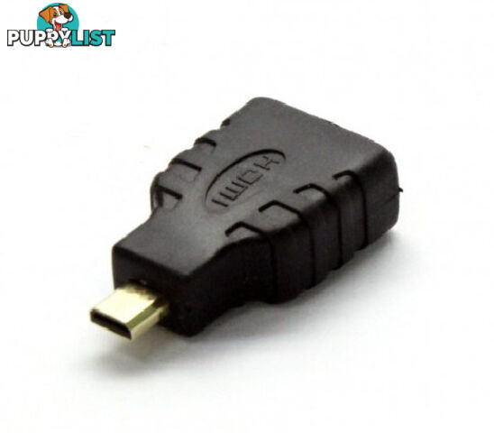 Alogic HDMI-MICRO-ADP Micro HDMI (M) to HDMI (F) Adapter - Male to Female - Alogic - 9350784001344 - HDMI-MICRO-ADP