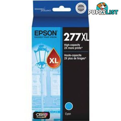 Epson 277XL Claria Photo HD Cyan High Capacity for XP-850C13T278292 - Epson - 9314020612428 - C13T278292