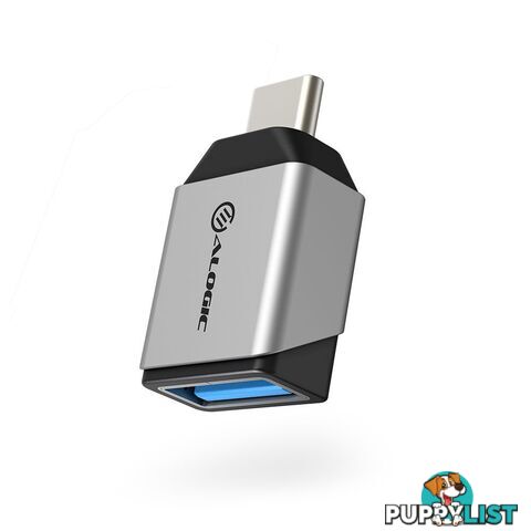 Alogic ULCAMN-SGR Ultra Mini USB 3.1 (Gen 1) USB-C to USB-A Adapter - Space Grey - Alogic - 9350784019783 - ULCAMN-SGR