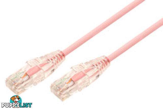 Comsol UTP-02-C6A-UT-SPK 2m 10GbE Ultra Thin Cat 6A UTP Snagless Patch Cable LSZH (Low Smoke Zero Halogen) - Salmon Pink - Comsol - 9332902021700 - UTP-02-C6A-UT-SPK