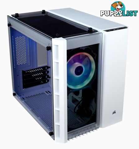 Corsair CC-9011137-WW Crystal Series 280X RGB Micro ATX Case White - Corsair - 843591065238 - CC-9011137-WW