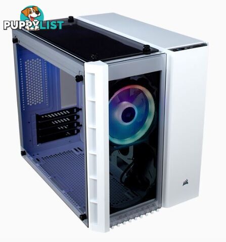 Corsair CC-9011137-WW Crystal Series 280X RGB Micro ATX Case White - Corsair - 843591065238 - CC-9011137-WW