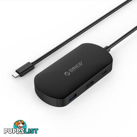 Orico TCH1-BK Type-C to Type-C USB3.0 & HDMI Adapter with PD Function - Orico - 6954301154853 - TCH1-BK