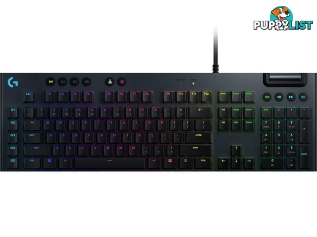 Logitech 920-009223 815 Lightspeed Wired RGB Mechanical Gaming Keyboard Linear - Logitech - 097855149084 - 920-009223