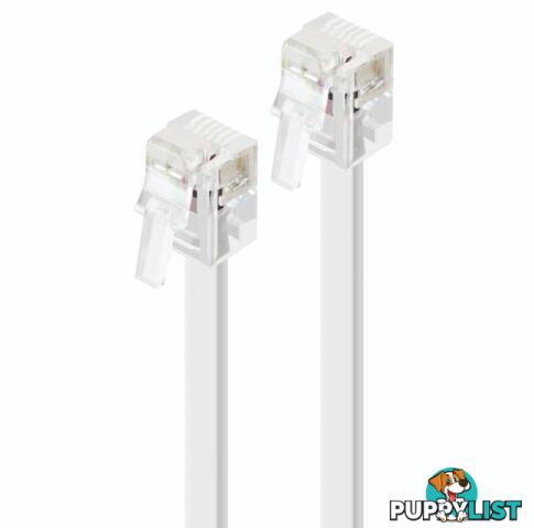 Alogic RJ12-01 1m RJ12 Telephone Cables/6P6C Male to Male - Alogic - 9350784015136 - RJ12-01