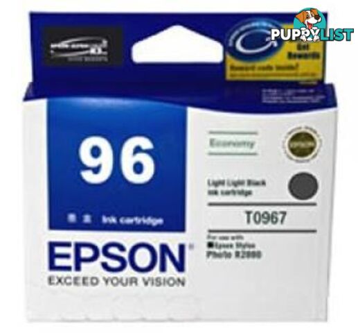 Epson C13T096990 T0969 Light Black K3 Ultrachrome Ink Cartridge - Epson - 4710859465719 - C13T096990