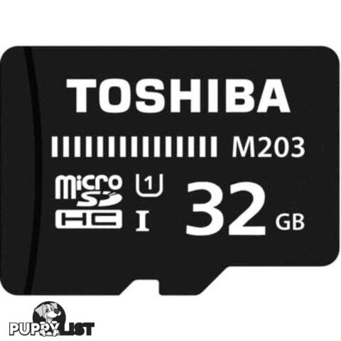 Toshiba THN-M203K0320A4 M203 Micro SDHC Memory Card 32GB - Toshiba - 4547808809603 - THN-M203K0320A4