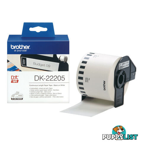 Brother DK-22205 Consumer Paper Roll - Brother - 4977766628198 - DK-22205